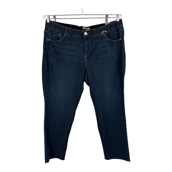 Wit & Wisdom Jeans Ab Solution Straight leg blue size 24W - Picture 1 of 6